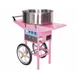 Hubert 30Y-002 Kratos Cotton Candy Machine with Cart, 21" Bowl, 60 Cones/Hour 1 image