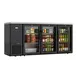 Koolmore KM-BC-3GD-SCBK - 3-Door Cooler, 72" W x 25" D x 34" H, 18.3 cu ft, Black, LED, Temp Control 2 image