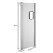 Koolmore KM-SWD30 Traffic Door, Aluminum, Single Panel 2 image