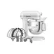 KitchenAid KSM70SKXXWH 7-qt Bowl-Lıft Stand Mixer, 11-Speed, White 5 image