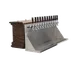 Micro Matic CFD12A Coffin Box Draft Beer Tower, Counter, 36" Dark Oak, Air‑Cooled, 12 SS Faucets 1 image