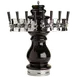 Micro Matic CT400E-8KR Countertop Draft Beer Tower, 9" Dia, Glycol‑Cooled, 8 Stainless Steel Faucets 1 image