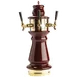 Micro Matic CT500-3 Vienna Draft Beer Tower, Countertop, 7-1/2" x 25" 3 Brass Taps, 15-1/8" Clearance 1 image