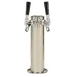 Micro Matic D4743DTKR Beer Tower, 3" Dia x 12" H, Glycol‑Cooled, 2 Faucets, Finish, NSF Certified 1 image