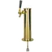 Micro Matic D4743S-PVD Draft Beer Tower, Countertop, 3" Dia x 12-1/4" H, PVD Brass, 1 Brass Faucet 1 image
