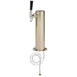 Micro Matic D4743T Beer Tower, Countertop, 3" Dia. x 12-1/4" H, Stainless Steel, Brass Faucet, NSF 1 image