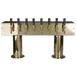 Micro Matic DPT48PVDKR Beer Tower, 30" W X 15-9/16" H, Glycol, PVD, 2‑Col, 8 Faucets, NSF Certified 1 image