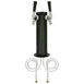 Micro Matic DS-432-211 Tower - Countertop, 3" Dia x 12" H, Black, Air-Cooled, 2 Brass Faucets, NSF 1 image