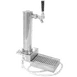 Micro Matic DS531CL Draft Tower - 3" ABS Column, Chrome Faucet, 5"x6" Tray, Countertop Mount, 1-3 Taps 1 image