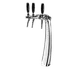 Micro Matic FALCO3-C Beer Tower - Countertop, 8-3/8" x 18-3/4", Glycol-Cooled, 304 Faucets, 3" Base 1 image