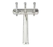 Micro Matic HAVANA3-C Beer Tower, 12-1/2" W x 17" H, Chrome, Glycol-Cooled, 3 Taps, 3-1⁄8" Base 1 image
