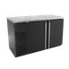 Micro Matic MBB58-E 59" Two-Section Back Bar Cooler, 23.7 Cu Ft, Black Vinyl 1/3 HP R290 Thermostat 1 image
