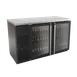 Micro Matic MBB58G-E 59" Cooler, 23.7 Cu Ft, Black Vinyl Exterior, Top, Glass Doors, 1/3 HP R290 1 image