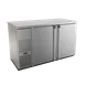 Micro Matic MBB58S-E 59.5" 2‑Section Bar Cooler, 23.7 Cu Ft, Steel, Doors with Locks, 1/3 HP 115V 1 image