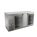 Micro Matic MBB68GS-E 69.5" Bar Cooler, 28 Cu Ft, Steel, Glass Doors, 1/3 HP 115V R290 1 image