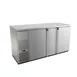 Micro Matic MBB68S-E 69.5" Two-Section Back Bar Cooler, 28 Cu Ft, SS, 2 Locked Doors, R290, 1/3 HP 1 image
