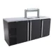 Micro Matic MBB78BC-E-A 80" Keg Cooler Black 9‑12 Kegs Dual‑Temp 8‑Faucet Tower 1/3 HP R290 115V 1 image