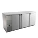 Micro Matic MBB78S-E 80" Back Bar Cooler, 30.8 cu ft, Stainless, 3 Doors With Locks, 1/3 HP 115V 1 image