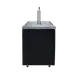 Micro Matic MDD23-E 25" Beer Cooler, 8.4 Cu Ft, Black 3" Tower Faucet, Holds 1‑2 Kegs, R290, 115V 1 image