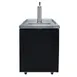 Micro Matic MDD23GR-E 25" Draft Beer Cooler, Black, 8.4 cu ft 1/2‑Barrel (1 Keg), 1 Column, 1 Faucet 1 image