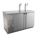 Micro Matic MDD58S-E - 59.5" Draft Beer Cooler, 23.7 cu ft, Stainless, 1/3 HP 115V, Rinser, 3" Towers 1 image