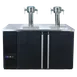 Micro Matic MDD58W-E-D 59" Wine Cooler, Black Vinyl, Holds 8 1/6‑Barrel Kegs, Top, 2 Locked Doors 1 image
