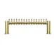 Micro Matic METRO-H-16PVDKR Tower, 56" x 16", Ct, 2 Brass Columns, 16 PVD Faucets, NSF Certified 1 image