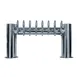 Micro Matic METRO-H-8PSSA Draft Tower, Countertop, 2‑Column Stainless Steel, 8‑Tap Beer, Air‑Cooled 1 image