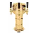 Micro Matic MTM-3BRKR Mushroom Draft Tower, 7‑5/16" × 14" H, Glycol, Brass, 3 Faucets, NSF Certified 1 image
