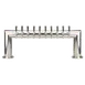 Micro Matic PT4A-10PSS Pass-Thru Draft Beer Tower, 41"W x 14-1/4"H, 2 Columns, 10 Brass Faucets 1 image