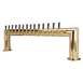 Micro Matic PT4A-14PVDKR Countertop Glycol Draft Tower, 53" x 14-1/4", 2 Brass Columns, 14 Faucets 1 image