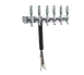 Micro Matic UCM-6-SSKR Underbar Tower, 21-1/2" x 2-1/2" GlycCooled, 6-Tap Faucets, 3" OC, Cu Coolant 1 image