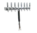 Micro Matic UCM-8-SSKR Bar Draft Beer, 25-1/2" x 2-1/2", Glycol‑Cooled, 8 304 Faucets Coolant Lines 1 image