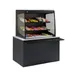 Federal Industries VNSS7260C-SLD 71.25" 2-Glass Door Display Case, LED Light, Deck, Casters 1 image