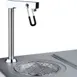 Delfield 204 Drop-in Water Station with Ice Bin, 45 lb Capacity, Glass Filler 3 image
