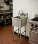 Advance Tabco SL-HS-12-X 12" Free Standing Underbar Hand Sink Unit with Faucet - Flyer 2 image