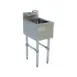 Advance Tabco SL-HS-12 12" Free Standing Underbar Hand Sink Unit with Splash Mount Faucet 1 image