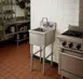 Advance Tabco SL-HS-12 12" Free Standing Underbar Hand Sink Unit with Splash Mount Faucet 2 image