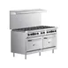 Wolf WX60-10BP 60" LP Gas Restaurant Range w/ (10) Open Burners, (2) Standard Ovens, 340.000 BTU 2 image