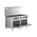 Wolf WX60-10BP 60" LP Gas Restaurant Range w/ (10) Open Burners, (2) Standard Ovens, 340.000 BTU 4 image