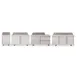 Delfield 4472NP-18 72" 3-Section Sandwich/Salad Prep Table, 3 Doors, 18 Pans, Stainless Steel 3 image