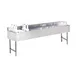 Advance Tabco CRC-73C-L 84" Sink Combo Underbar Ice Bin/Cocktail Station, 54 lbs - Left 1 image