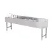 Advance Tabco SLC-73C-L 84" Sink Combo Underbar Ice Bin/Cocktail Station, 54 lbs - Left 1 image