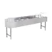 Advance Tabco SLC-73C-R 84" Sink Combo Underbar Ice Bin/Cocktail Station, 54 lbs - Right 1 image