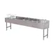 Advance Tabco SLC-84C-L 96" Sink Combo Underbar Ice Bin/Cocktail Station, 54 lbs - Left 1 image