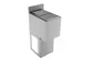 BK Resources UBB-18-IB12 Underbar Ice Bin - 12"x21"x34", Sliding Cover BKIB-L-1221/ Pedestal Base 1 image