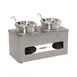 Nemco 6120A-220 Countertop Food Pan Warmer w/ 4-Qt., Adjustable Thermostat, 2 Wells 1 image
