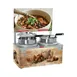 Nemco 6510-D7P Soup Warmer, Double 7 Qt. Well, Without Header 1 image