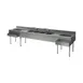 Eagle Group BC10-4C-22R&L 120" Sink Combo Underbar Ice Bin/Cocktail Station, Right & Left Ice Bins 1 image