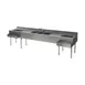 Eagle Group BC9C-22R&L 108" Sink Combo Underbar Ice Bin/Cocktail Station, Right & Left Ice Bins 1 image